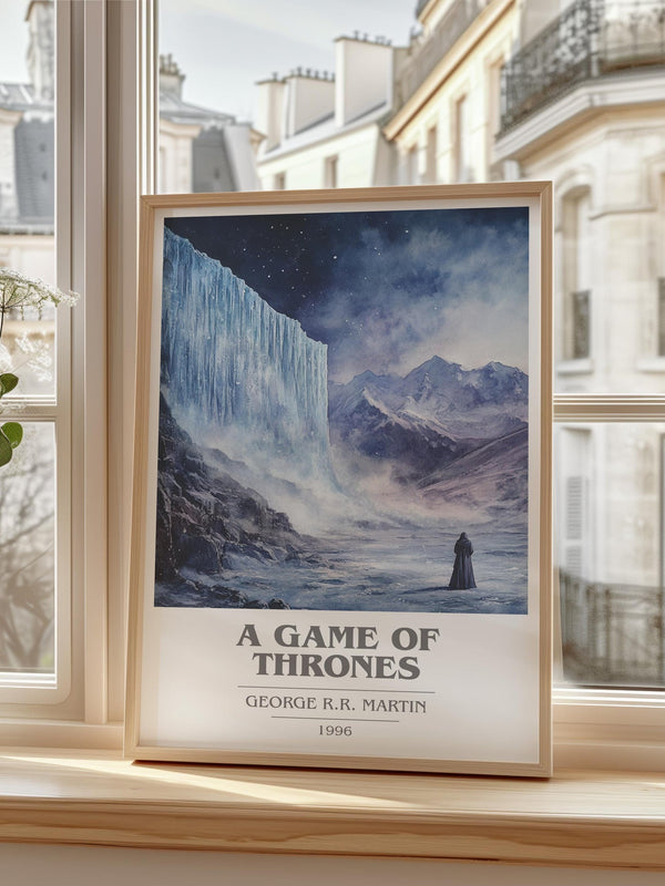 A Game Of Thrones book cover poster colour and style options – George R.R. Martin book art