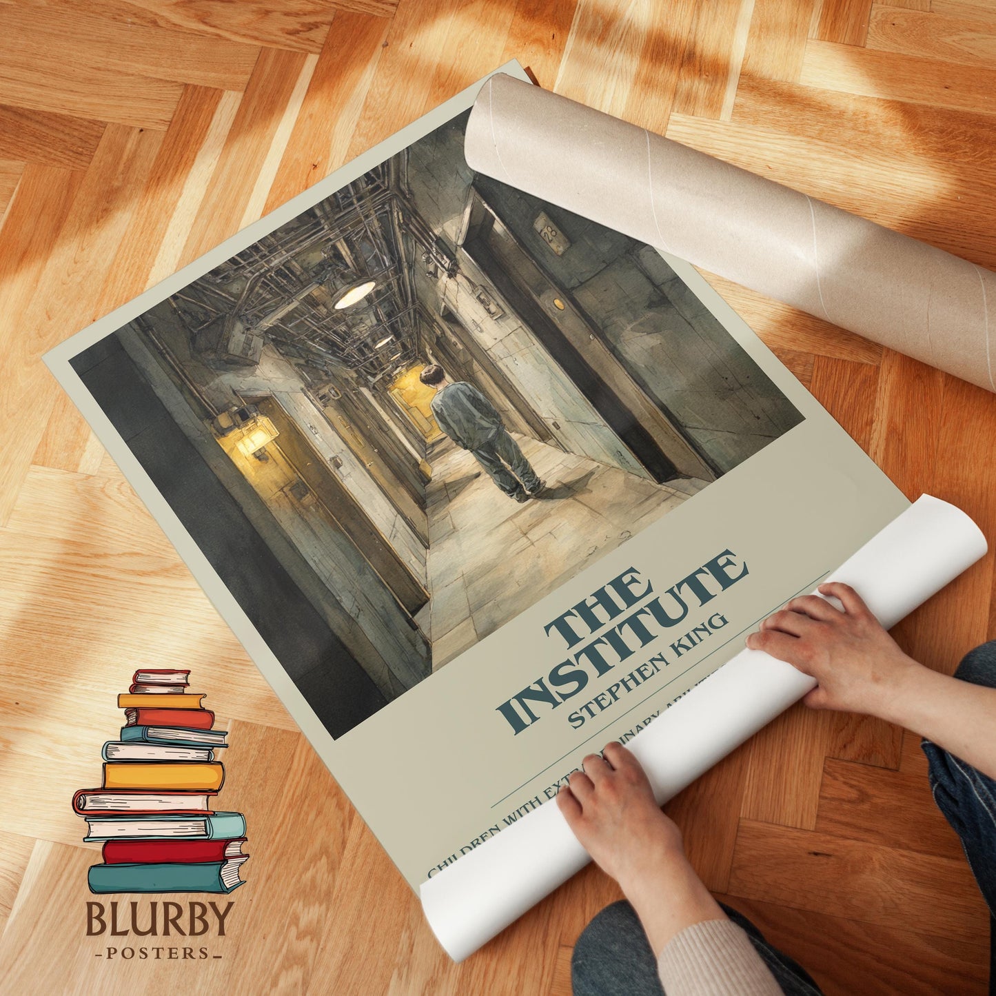 The Institute book poster packaging – museum-quality print rolled in protective tube