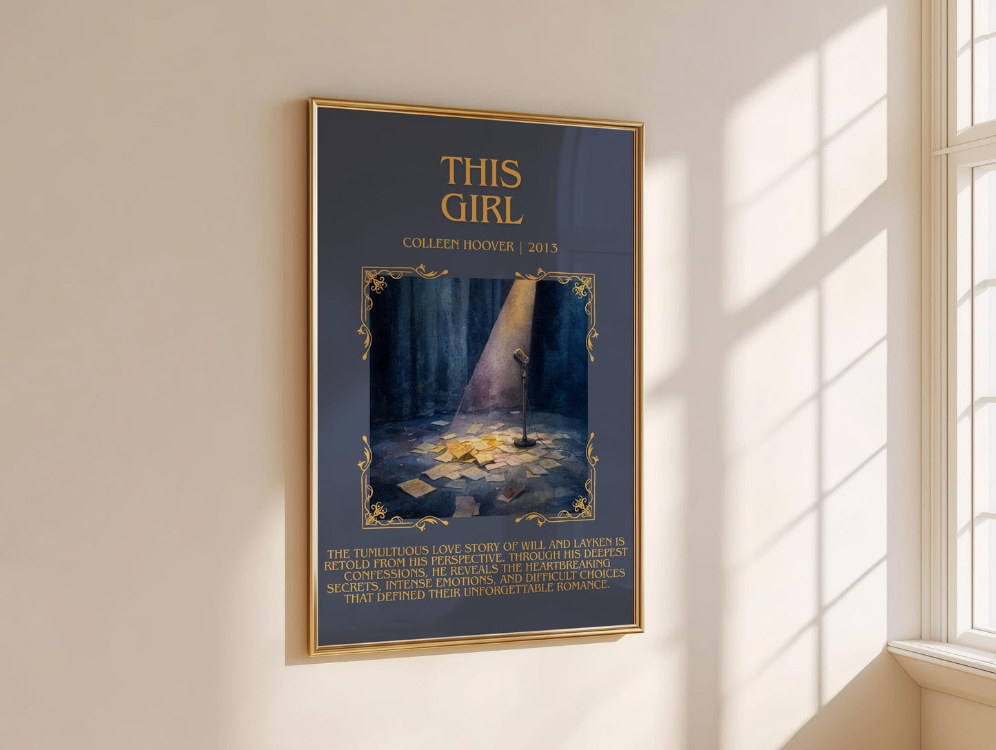 This Girl book poster packaging – museum-quality print rolled in protective tube