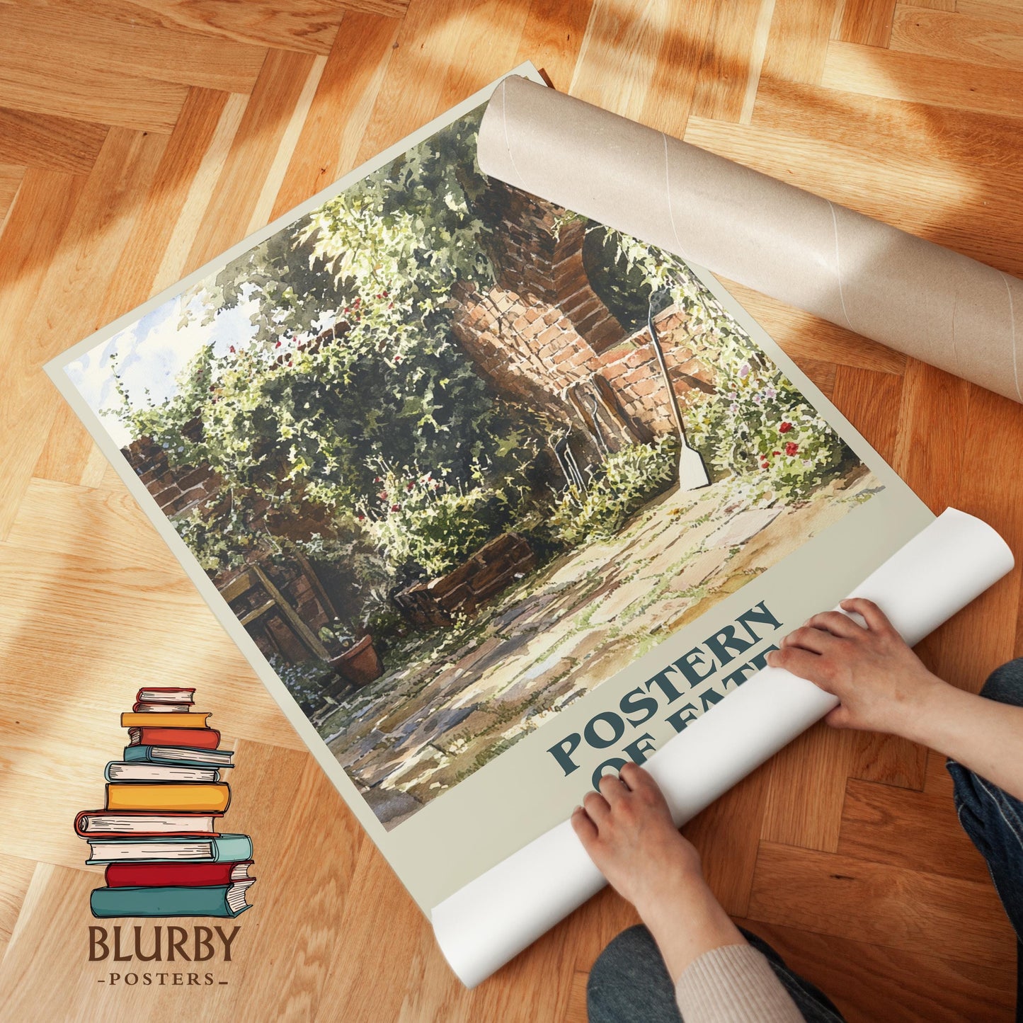 Postern of Fate book poster packaging – museum-quality print rolled in protective tube