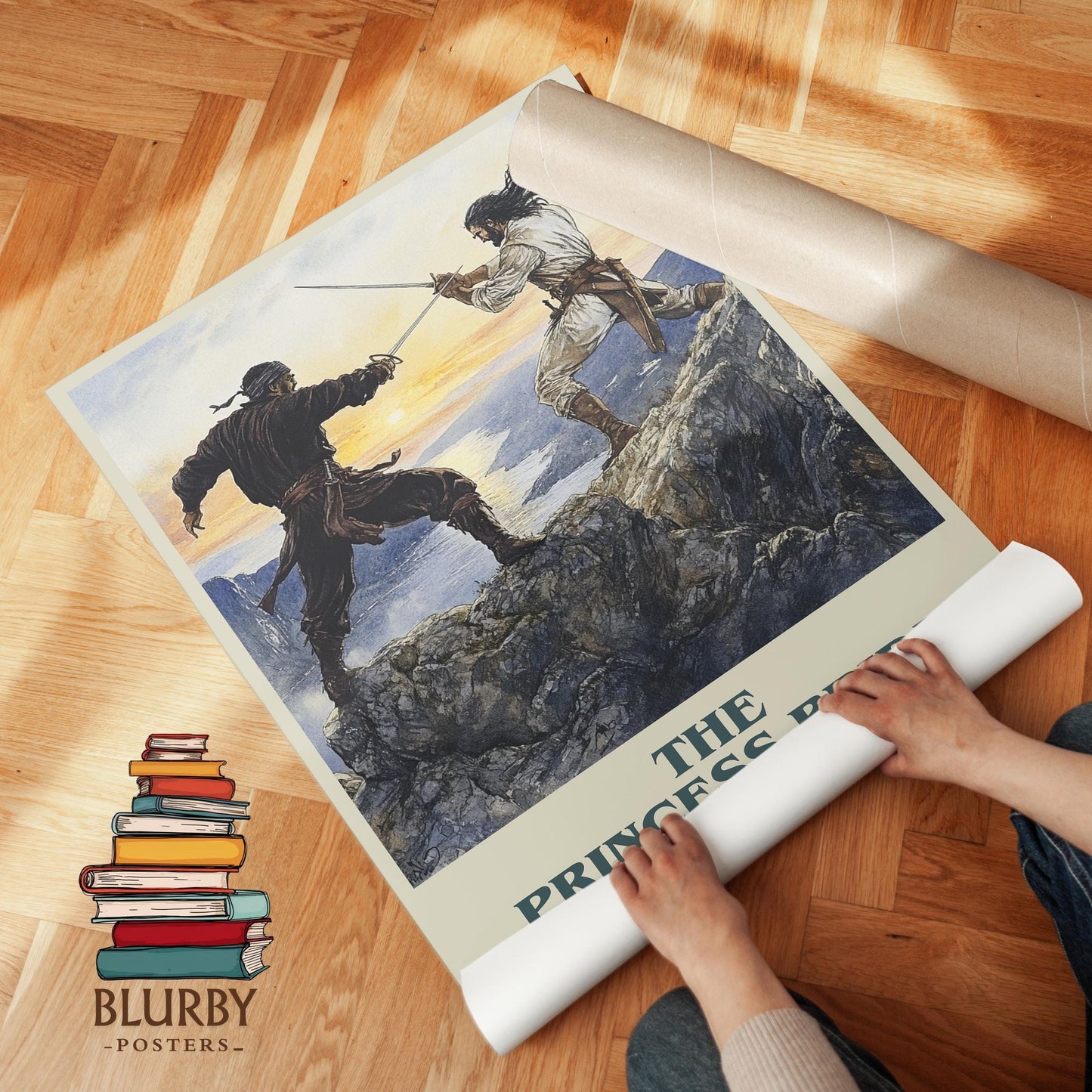 The Princess Bride book poster packaging – museum-quality print rolled in protective tube