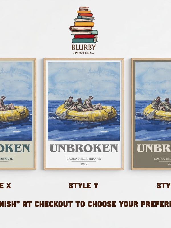 Unbroken book cover print in frame leaning in hallway – non fiction wall art