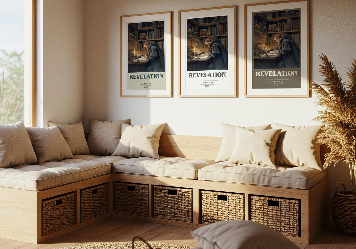 Revelation book poster packaging – museum-quality print rolled in protective tube