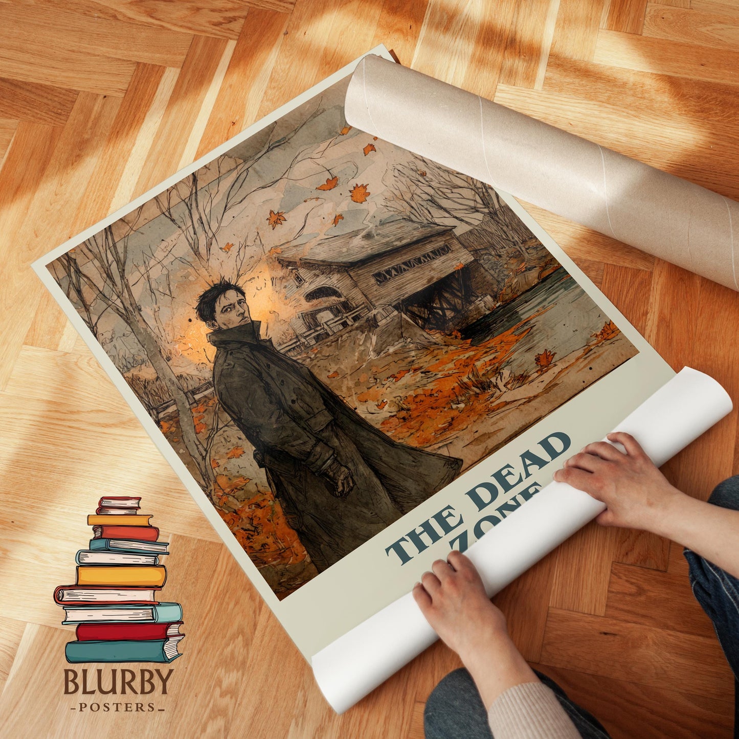 The Dead Zone book poster packaging – museum-quality print rolled in protective tube