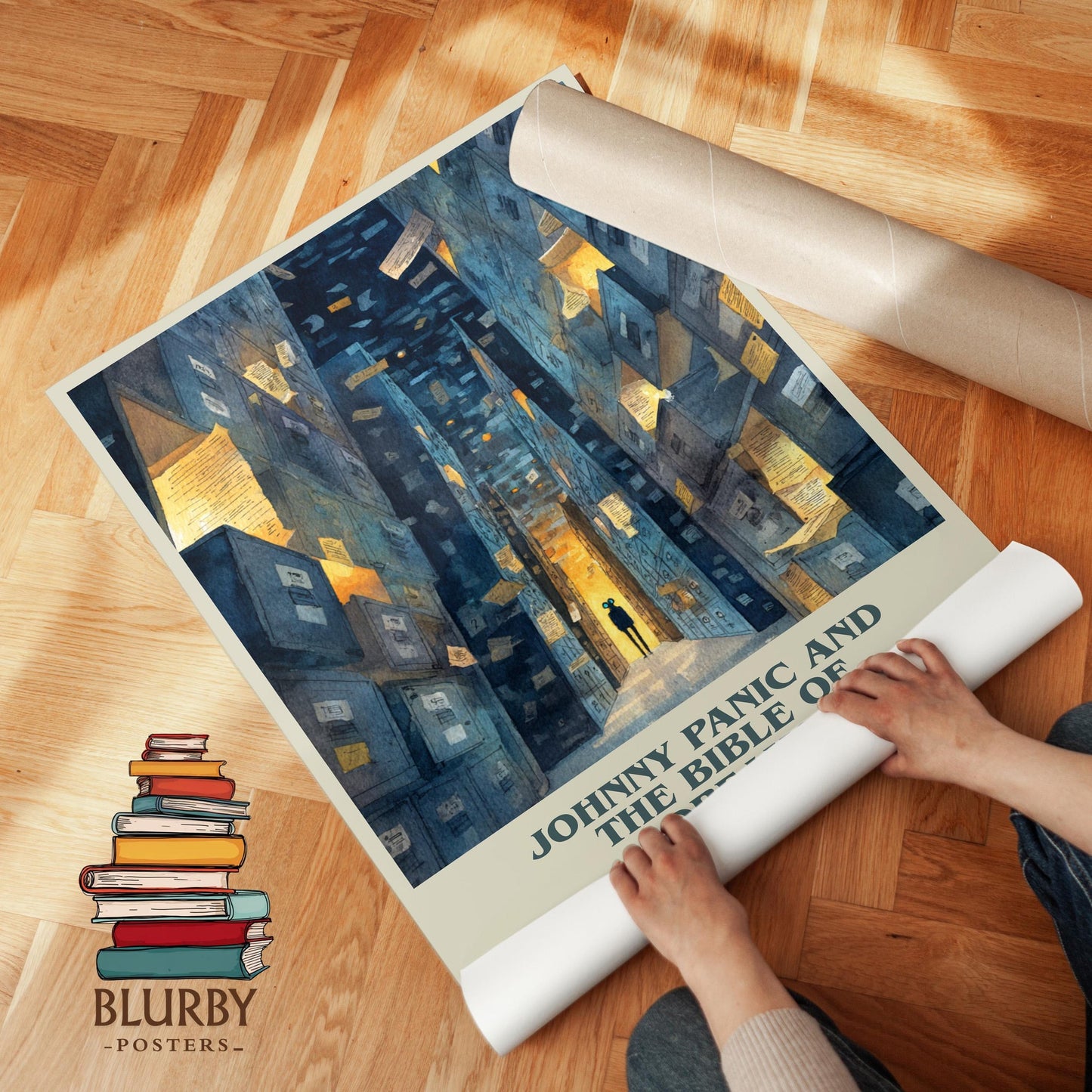 Johnny Panic And The Bible Of Dreams book poster packaging – museum-quality print rolled in protective tube