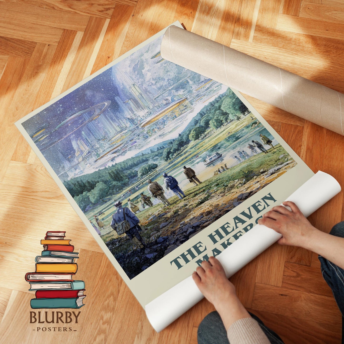 The Heaven Makers book cover literary print detail – Frank Herbert book art