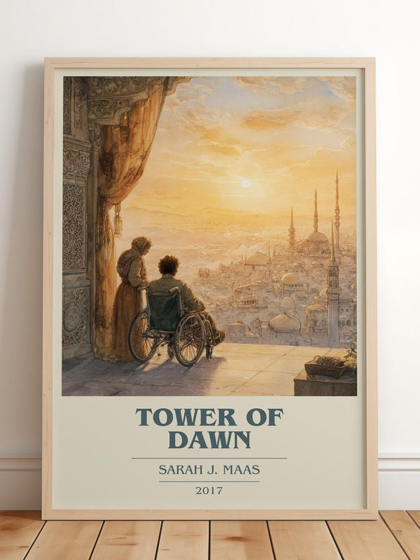 Tower of Dawn book cover poster colour and style options – Sarah J. Maas book art