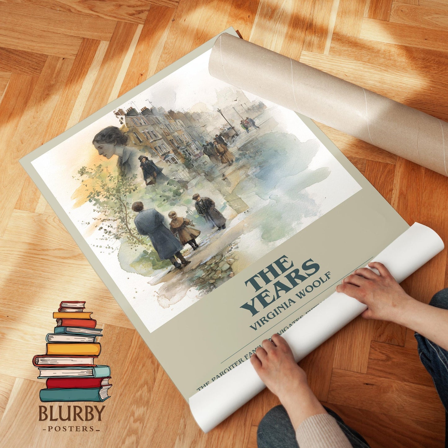 The Years book poster packaging – museum-quality print rolled in protective tube