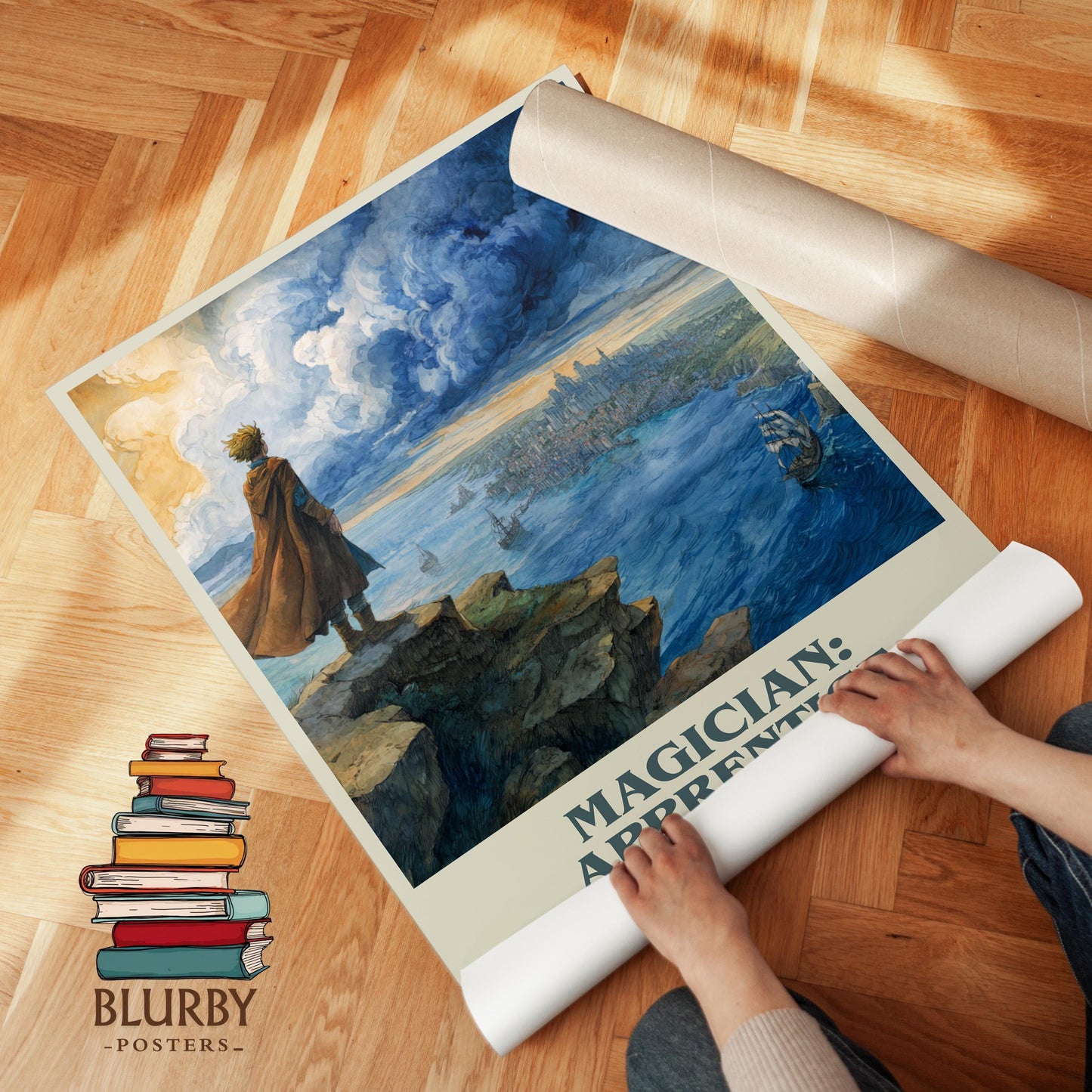Magician: Apprentice book poster packaging – museum-quality print rolled in protective tube