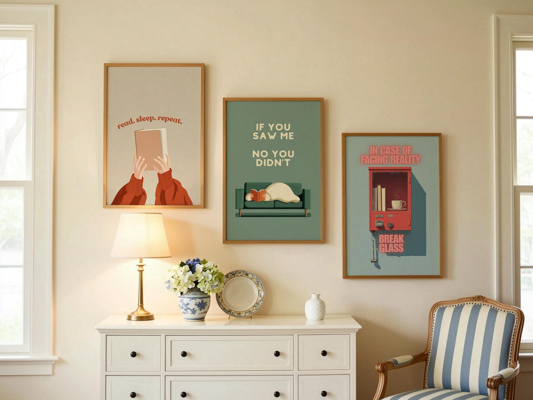 If You Saw Me No You Didnt Sofa | Cozy Wall Decor | Book Lover Gift | Nook Poster | Reader Gift | Aesthetic Room Art | Minimalist Home Decor - Book Poster Art Print Decor Bookish (mockup)
