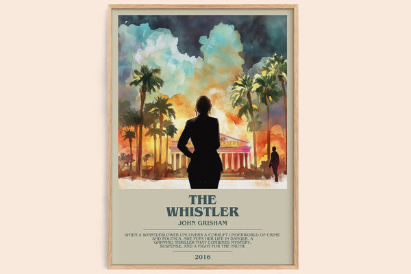 The Whistler Bookish Wall Art by John Grisham – framed poster