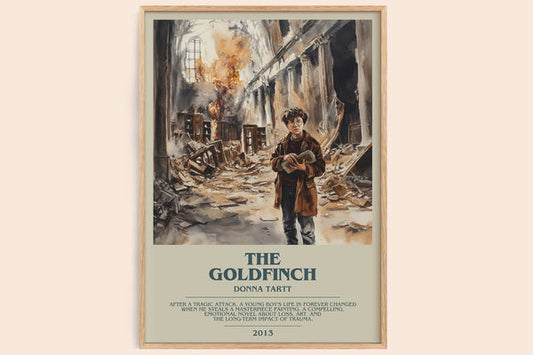 The Goldfinch Bookish Wall Art by Donna Tartt – framed poster