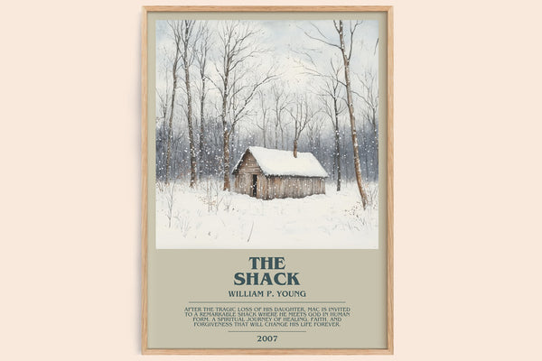 The Shack Bookish Wall Art by William P. Young – framed poster