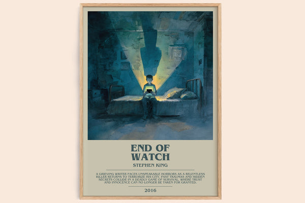 End of Watch Bookish Wall Art by Stephen King – framed poster