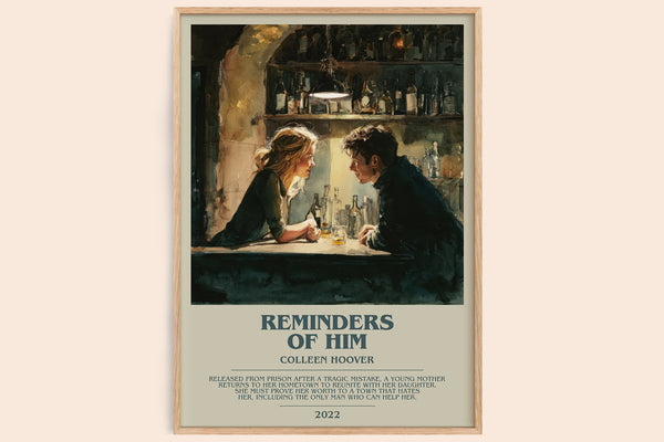 Reminders of Him Bookish Wall Art by Colleen Hoover – framed poster