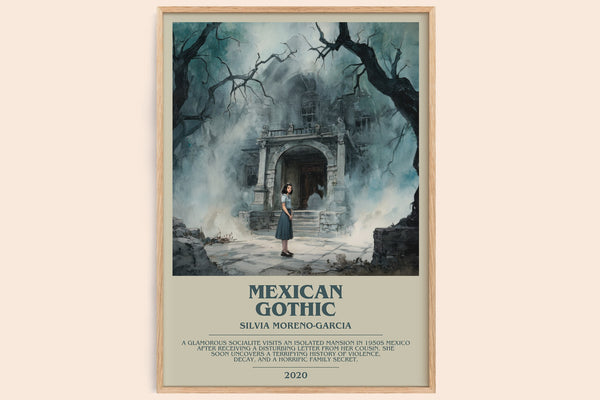 Mexican Gothic Bookish Wall Art by Silvia Moreno-Garcia – framed poster