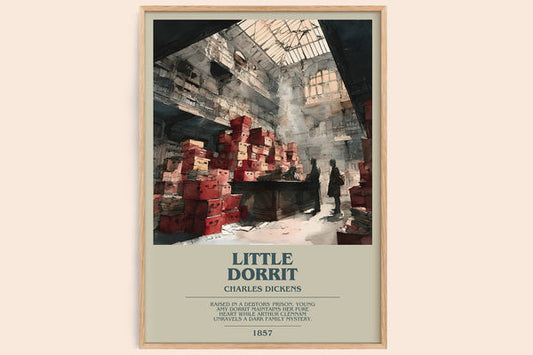 Little Dorrit Bookish Wall Art by Charles Dickens – framed poster