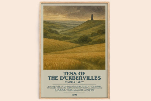 Tess of the D'Urbervilles Bookish Wall Art by Thomas Hardy – framed poster