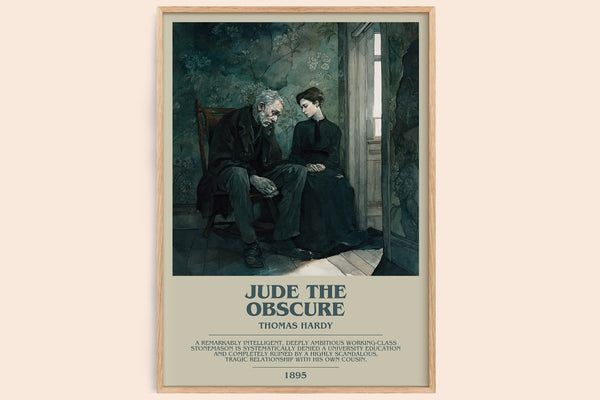 Jude the Obscure Bookish Wall Art by Thomas Hardy – framed poster