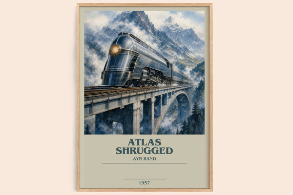 Atlas Shrugged by Ayn Rand poster