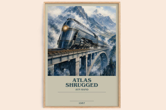 Atlas Shrugged by Ayn Rand poster