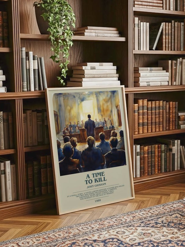 A Time To Kill poster, framed in a room