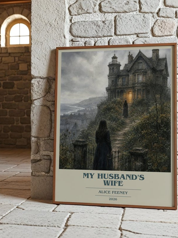 My Husband's Wife poster, framed in a room