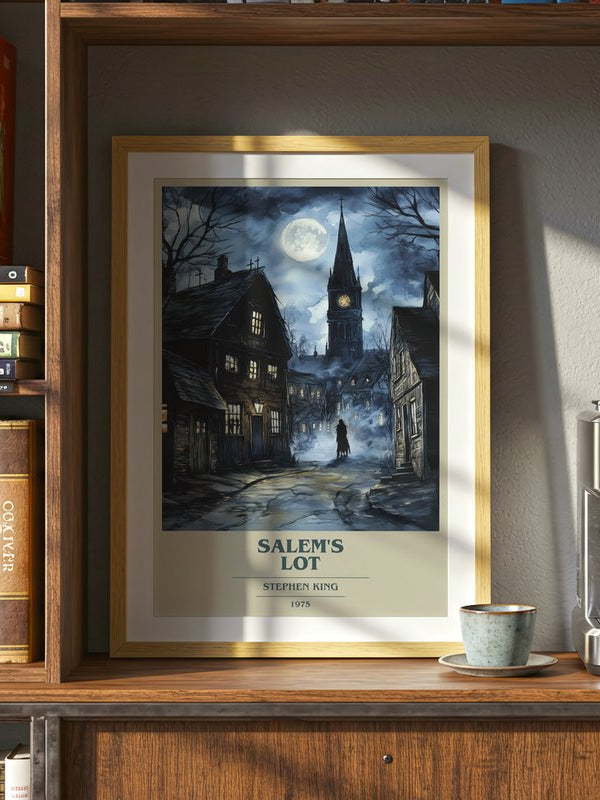 Salem's Lot poster, framed in a room