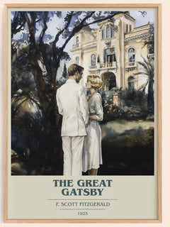 The Great Gatsby Book Cover Poster by F. Scott Fitzgerald