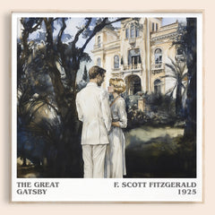 The Great Gatsby Literary Art Print by F. Scott Fitzgerald