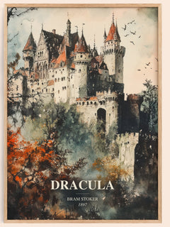 Dracula Book Watercolour Illustration by Bram Stoker