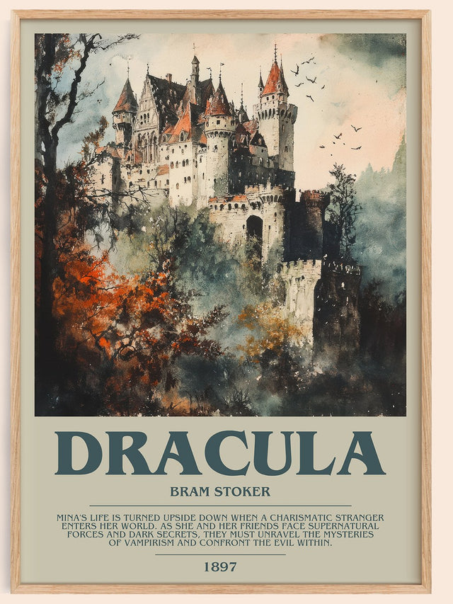 Dracula Bookish Wall Art by Bram Stoker