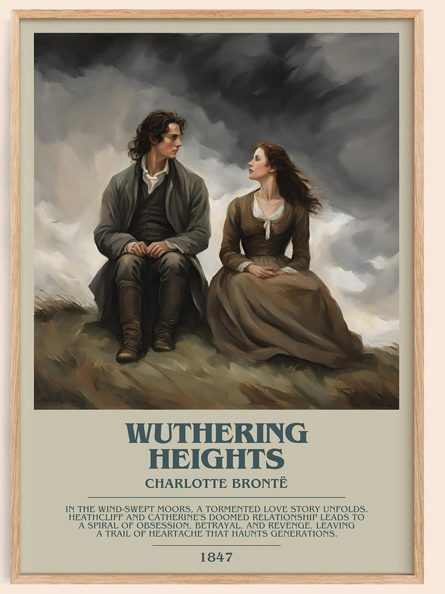 Wuthering Heights Bookish Wall Art by Charlotte Brontë