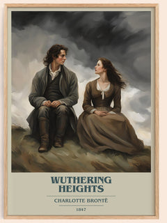 Wuthering Heights Book Cover Poster by Charlotte Brontë