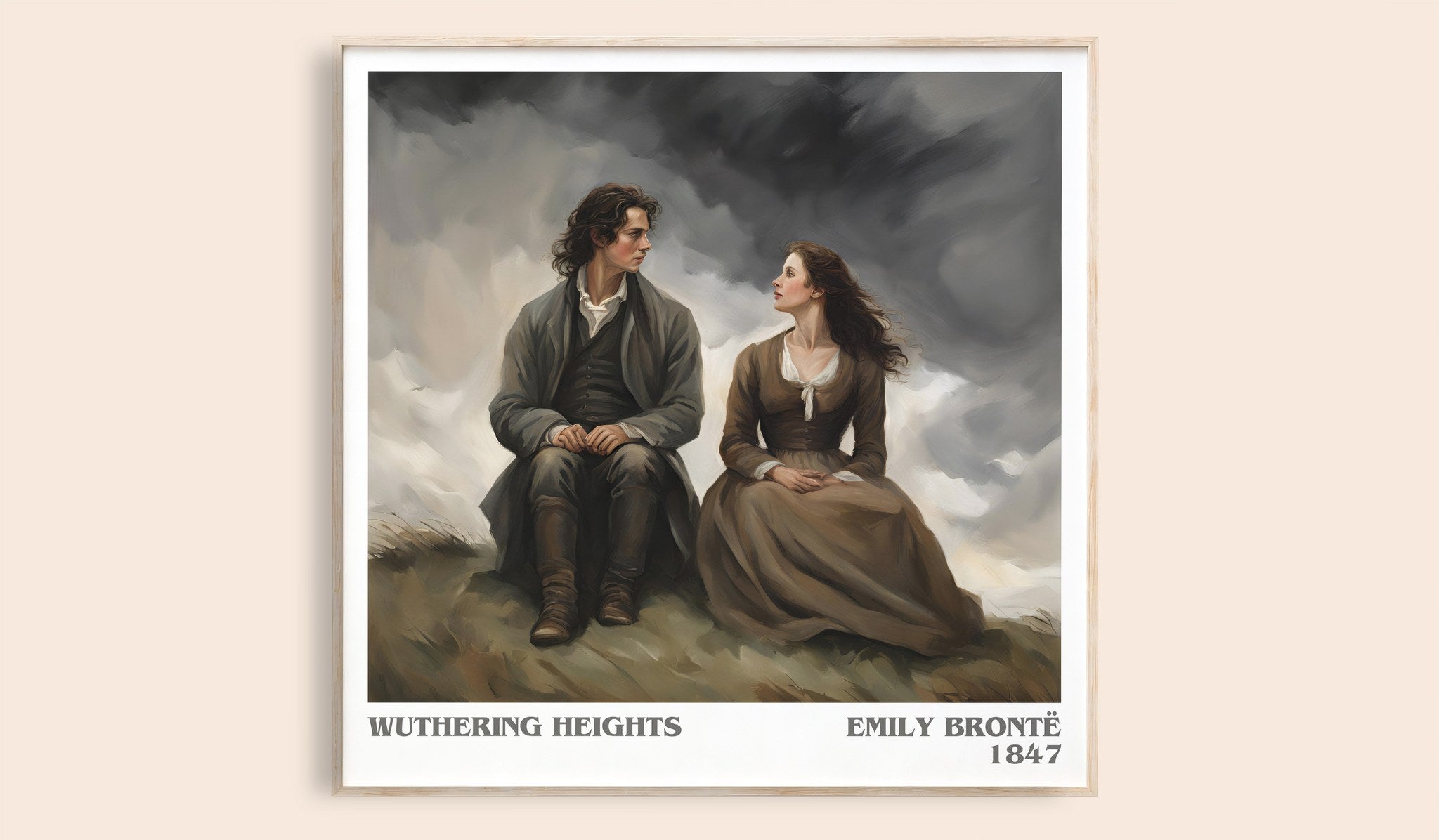 Wuthering Heights Literary Art Print by Emily Brontë