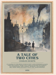 A Tale of Two Cities Bookish Wall Art by Charles Dickens
