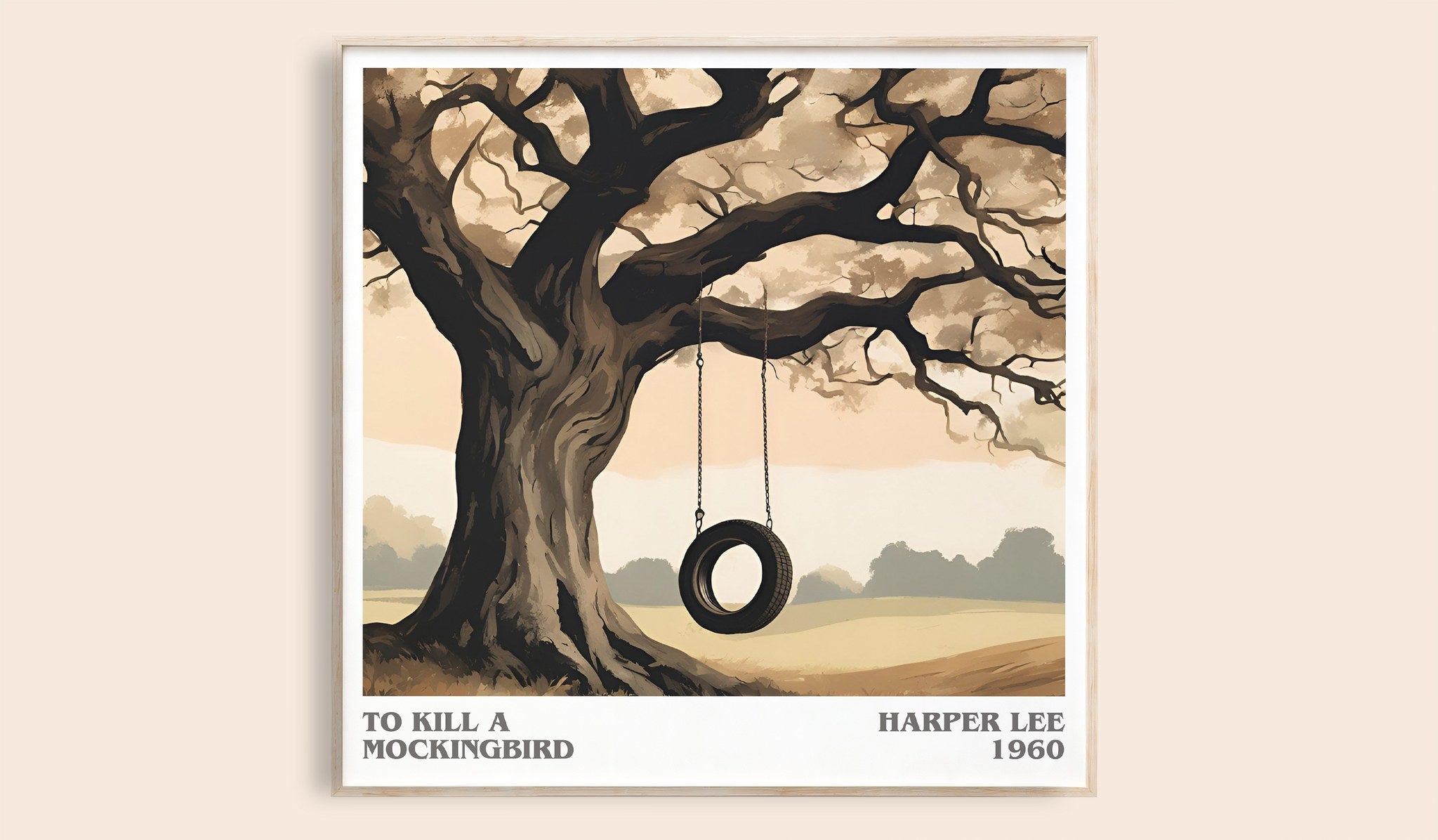 To Kill A Mockingbird Literary Art Print by Harper Lee