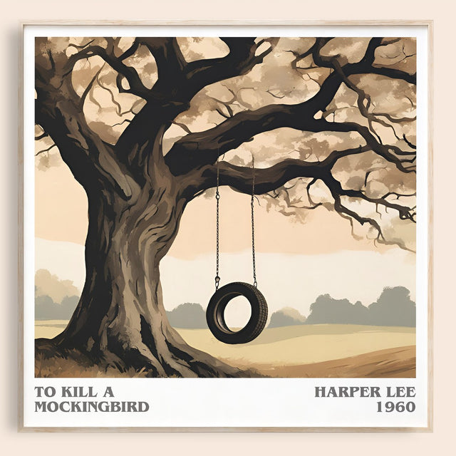 To Kill A Mockingbird Literary Art Print by Harper Lee