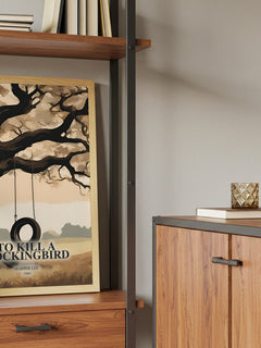To Kill A Mockingbird book watercolour illustration paper finish options – matte satin gloss