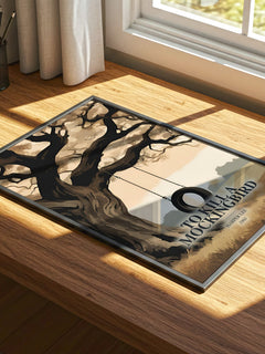 To Kill A Mockingbird watercolour book poster framed on wall – classic literature wall art