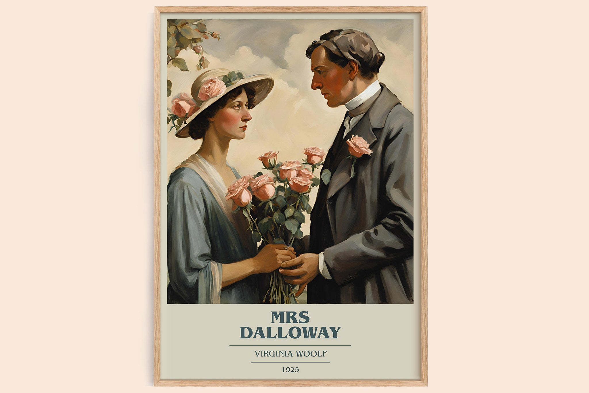 Mrs Dalloway Book Cover Poster by Virginia Woolf