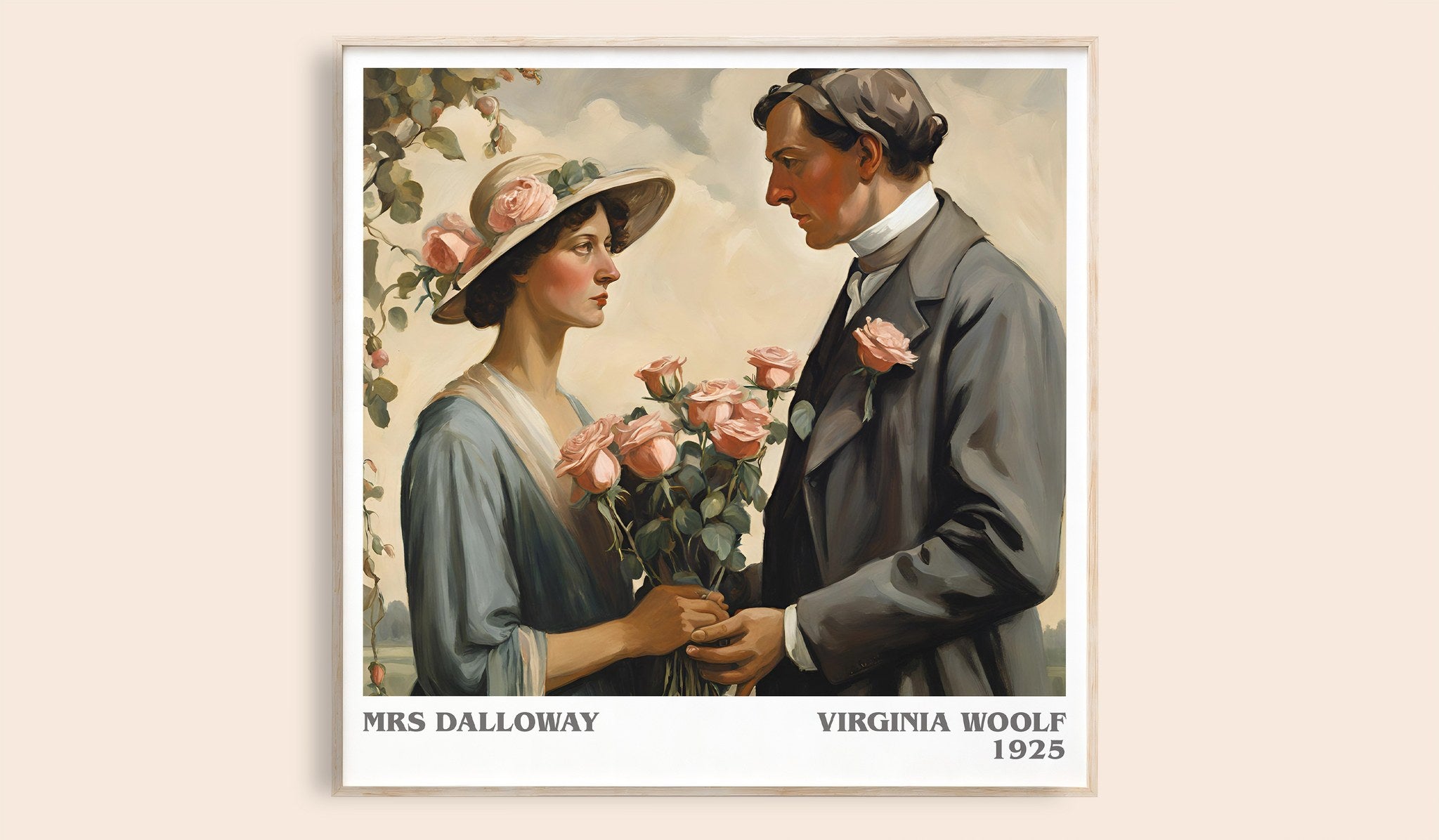 Mrs Dalloway Literary Art Print by Virginia Woolf