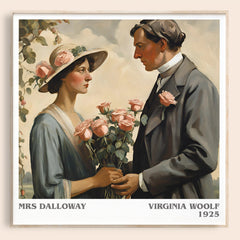 Mrs Dalloway Literary Art Print by Virginia Woolf