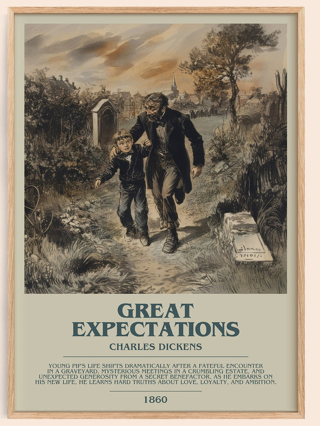 Great Expectations Bookish Wall Art by Charles Dickens