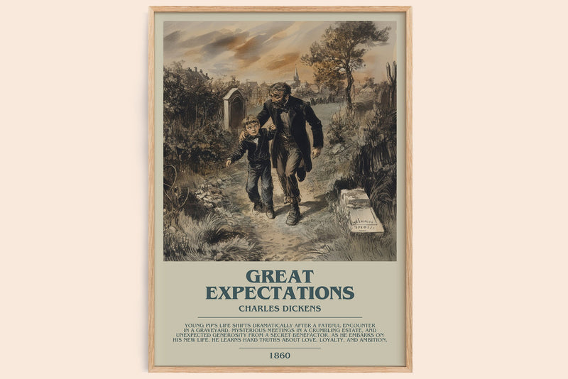 Great Expectations Bookish Wall Art by Charles Dickens (Modern style)