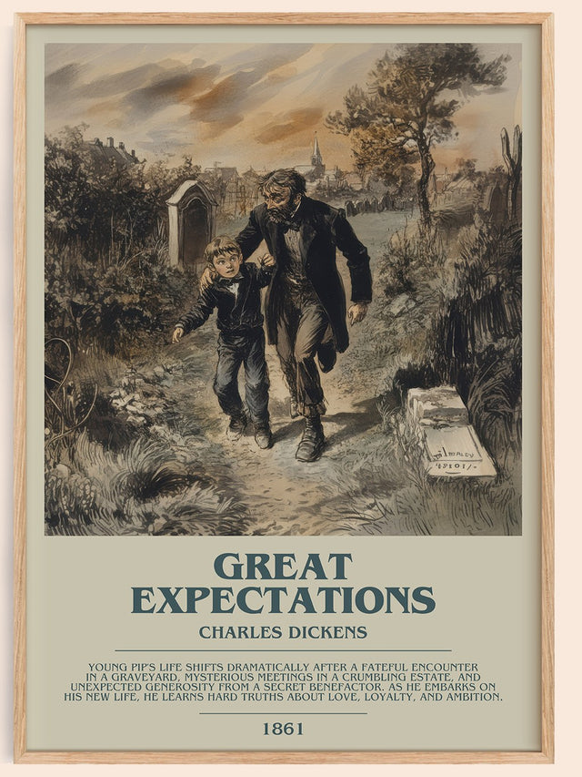 Great Expectations Bookish Wall Art by Charles Dickens