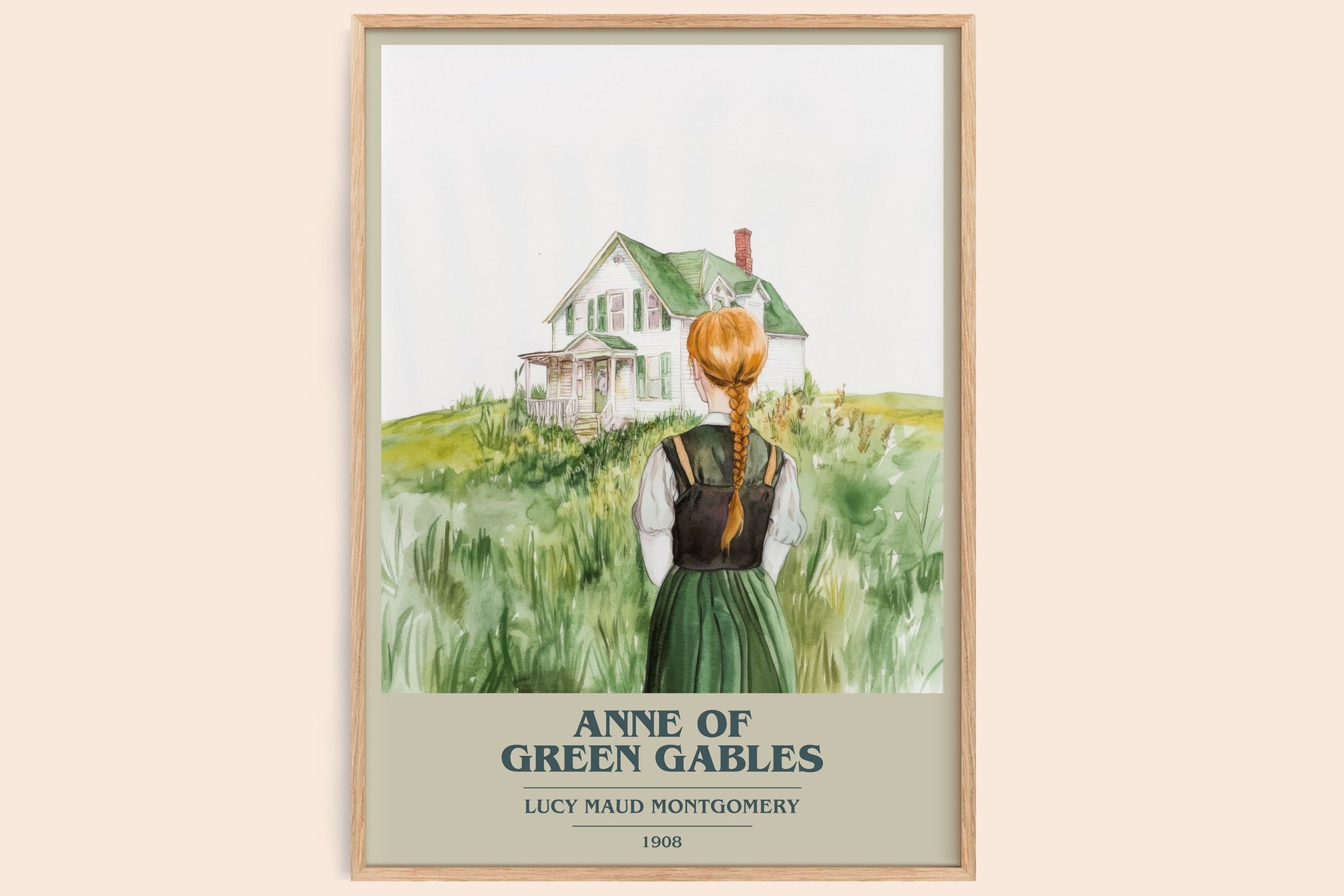 Anne of Green Gables Book Cover Poster by Lucy Maud Montgomery