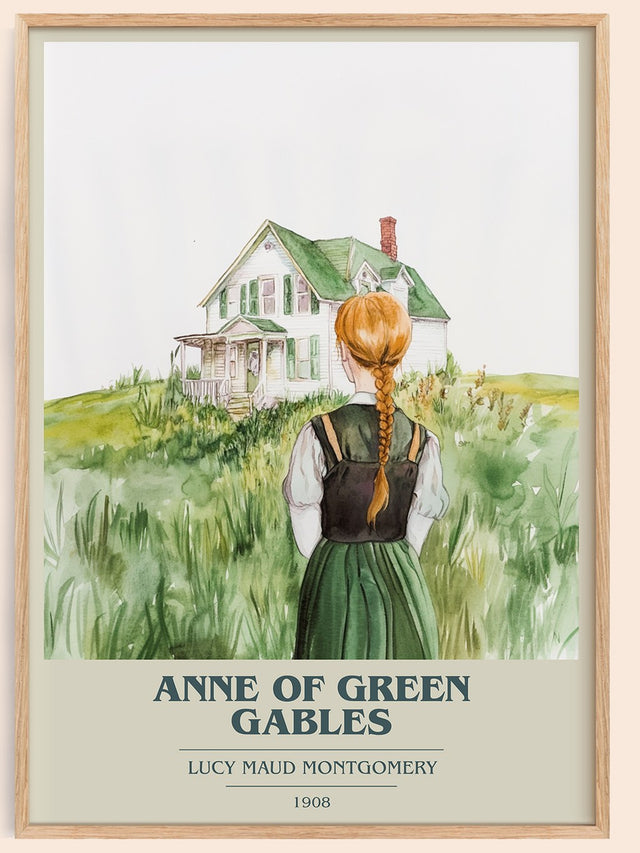 Anne of Green Gables Book Cover Poster by Lucy Maud Montgomery