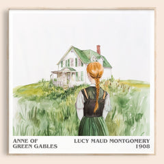 Anne of Green Gables Literary Art Print by Lucy Maud Montgomery