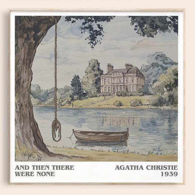 And Then There Were None Literary Art Print by Agatha Christie